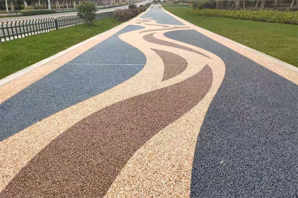 胶粘石透水路面厂家